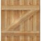 Ekena Millwork Joined Board-n-Batten Shutters w/Z-Bar, Rough Sawn Western Red Cedar, 26 7/8W x 28H, PR RBJ06Z26X028RWR - alternate 2
